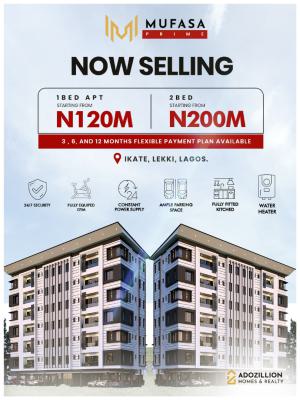 2 Bedroom Luxury Apartments with Bq, Ikate, Lekki, Lagos, Block of Flats for Sale