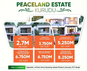 4bedroom Fully Detached Duplex with Detached Bq, Army Housing Estate Kurudu, Kurudu, Abuja, Residential Land for Sale