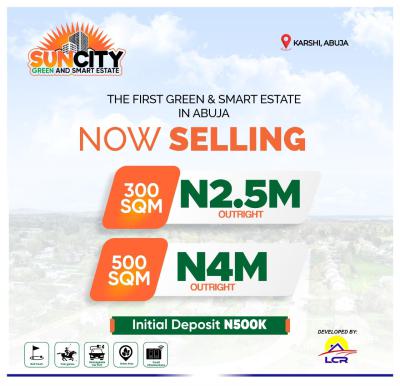 Affordable Land in a Green and Smart Estate, Sun City Green and Smart Estate*, Karshis, Karshi, Abuja, Residential Land for Sale
