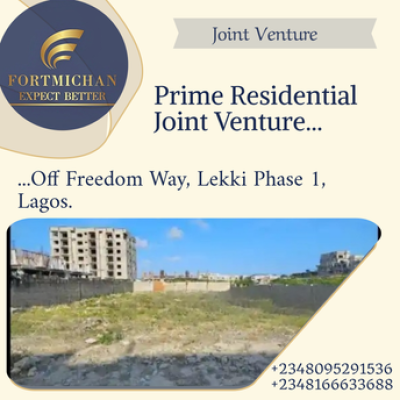 We Have Contact to The Owner: Prime Residential Land, Off Freedom Way, Lekki Phase 1, Lekki, Lagos, Residential Land Joint Venture