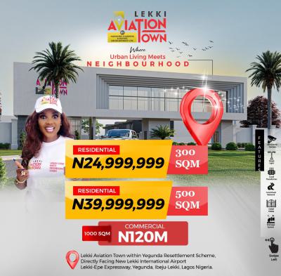 Affordable and Verified Dry Land, Lekki Aviation Located Opposite New Proposed International Airport, Ibeju Lekki, Lagos, Mixed-use Land for Sale