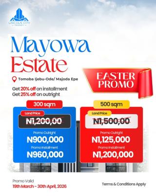 Affordable Buy and Build, Mojoda, Epe, Lagos, Mixed-use Land for Sale