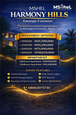 Estate Land, Plot No.31, Cadastral Zone, F03 Usuma District, Katampe Extension, Katampe, Abuja, Mixed-use Land for Sale