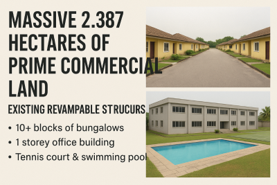 Massive 23,870sqm of Prime Commercial Land with Revampable Buildings, Ozumba Mbadiwe Avenue, Victoria Island (vi), Lagos, Commercial Property for Rent