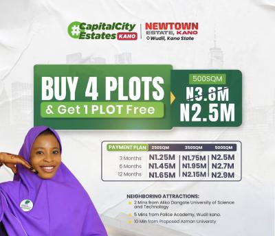 Plots of Land, Newtown Estate, Wudil, Kano Municipal, Kano, Mixed-use Land for Sale