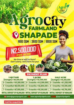 Farm Land Available for Smart Investors, Shapade, After Shagamu Interchange, Sagamu, Ogun, Commercial Land for Sale