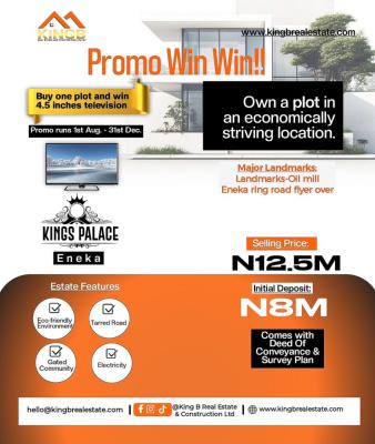 Estate Land, Eneka, Port Harcourt, Rivers, Residential Land for Sale