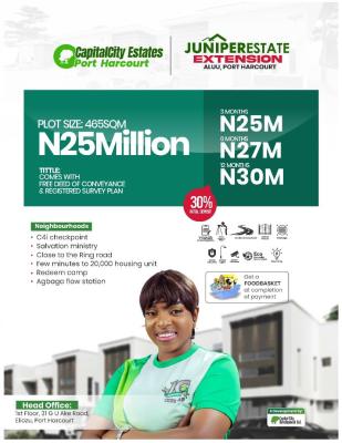 Land, New Airport Road, Port Harcourt, Rivers, Residential Land for Sale