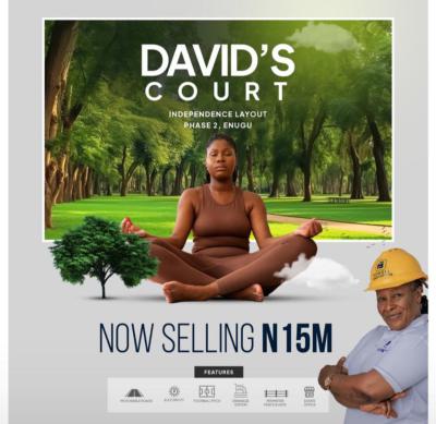 Investment Land with High Roi, Davids Court Estate, Independent Layout Phase 2, Independence Layout, Enugu, Enugu, Residential Land for Sale