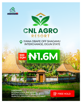 Farm Land, Cnl Agro Resort Sodolu, Obafemi Owode, Ogun, Mixed-use Land for Sale