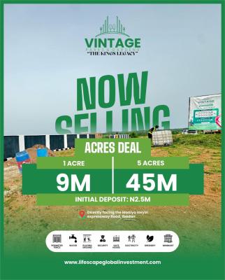 Instant Allocation Land Offer with a C of O :- Vintage Park, Directly Facing The  Iseyin Expressway, Moniya, Ibadan, Oyo, Residential Land for Sale