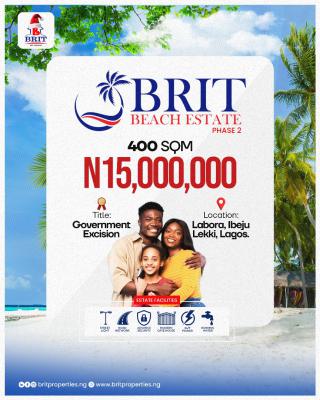 Newly Launched Land, Labora, Brit Beach Phase 2 Estate, Ibeju Lekki, Lagos, Residential Land for Sale