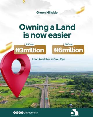 Land, Green Hill Side Omu -ijebu Expressway, Epe, Lagos, Mixed-use Land for Sale