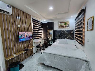 Fully Furnished and Serviced Luxury Studio Apartment, Yah Wahab Estate Phase 2, Wuye, Abuja, Self Contain (single Rooms) for Rent