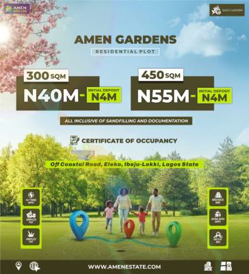 Sandfilled Land, Amen Gardens, Eleko, Ibeju Lekki, Lagos, Residential Land for Sale