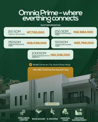 Strategically Located Fcda Land in an Estate, Beside Centenary City Airport Road, Lugbe District, Abuja, Residential Land for Sale