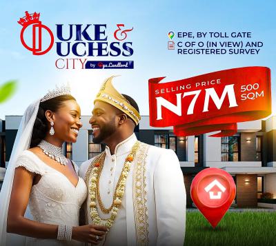 Duke & Duchess Estate, By Toll Gate, Epe, Lagos, Mixed-use Land for Sale