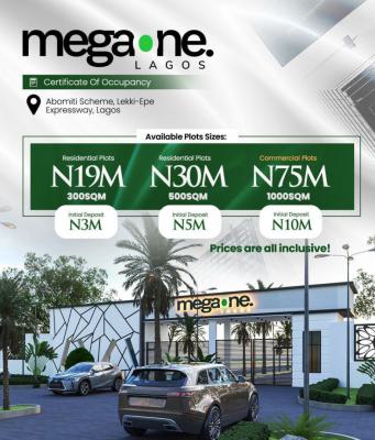 Affordable and Verified Dry Land, The Megaone 20min Drive From New Proposed International Airport, Ibeju Lekki, Lagos, Mixed-use Land for Sale