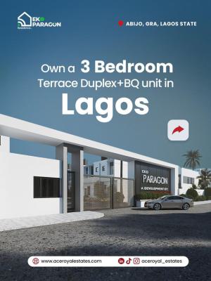 3 Bedroom Terraced Duplex, Eko Paragon, Abijo, Lekki, Lagos, Terraced Duplex for Sale