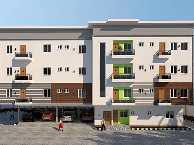 Newly Built 3 Bedroom Apartment with BQ — Yaba, Lagos