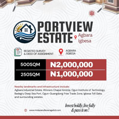 500 Sqm Land, Agbara, Agbara-igbesa, Lagos, Mixed-use Land for Sale