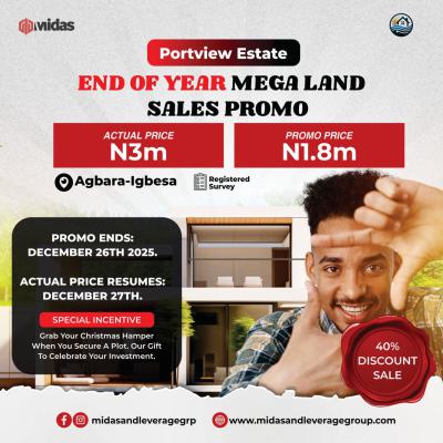 500 Sqm Land, Agbara, Agbara-igbesa, Lagos, Mixed-use Land for Sale