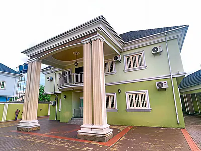 Executive 5 Bedroom Detached Duplex with 3 BQS on 2 and Half Plots — Eliozu, Port Harcourt, Rivers