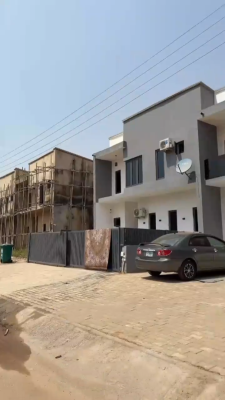 Luxury 3 Bedroom Terraced Duplex with Excellent Facilities, Vale City View Estate, Dakwo, Abuja, Terraced Duplex for Sale