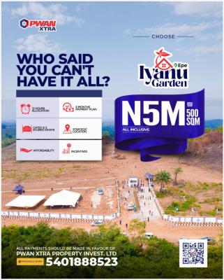 a Strategic Land You Would Not Want to Miss, Iyanu Garden Estate, Epe, Lagos, Land for Sale