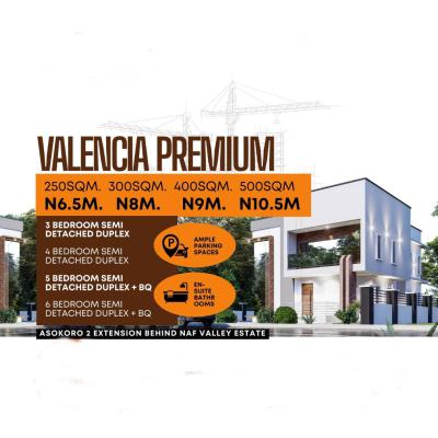 Land (500 Sqm Sizes), Valencia Premium Estate, Behind N. a. F. Valley Estate, Maitama 2, Maitama District, Abuja, Residential Land for Sale