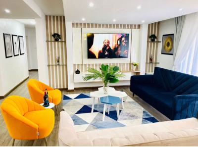 Luxury 3 Bedroom Apartment with Pool & Gym, Victoria Island (vi), Lagos, Flat / Apartment Short Let