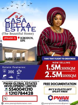 Affordable Land with Free Documentation and Buy 6 Get 1 Free, Casabella Estate Phase 2 Igbodu Epe, Epe, Lagos, Land for Sale