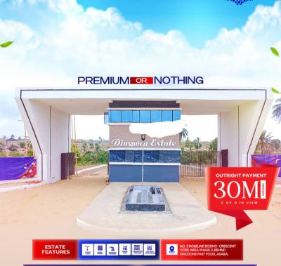 100% Dry Land with Instant Allocation, Dispora Haven 10 Minute Drive to Chief of Naval Quarters Admiralty Drive, Asaba, Delta, Residential Land for Sale