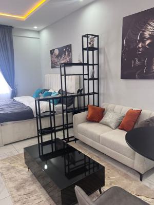 Newly Built Studio Apartment, Fully Serviced 24 Hours, Video Available, Oceanbay Estate, Lekki, Lagos, Self Contain (single Rooms) for Rent