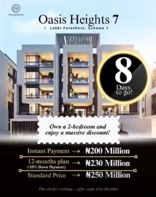 Off-plan 2 Bedrooms, Foreshore, Lekki Phase 1, Lekki, Lagos, Flat / Apartment for Sale