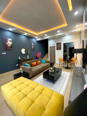 Luxury Newly Built 2 Bedrooms Furnished Townhouse,24hrs Power, Oceanbay Estate, Orchid, Lekki, Lagos, Terraced Duplex for Rent