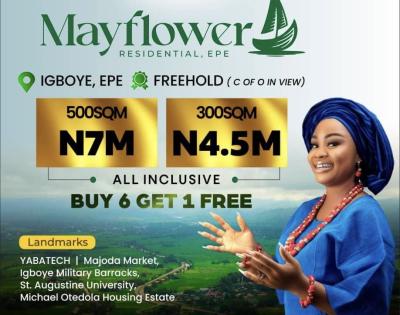 a 500 Square Meter Residential Plot., Igboye, Epe, Lagos, Residential Land for Sale