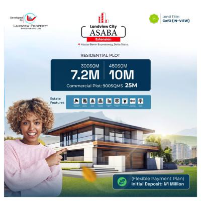 Landview in a Prime Location, Landview City Extension Asaba with Perimeter Fencing, Asaba, Delta, Residential Land for Sale