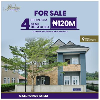 World Class Luxury 4bedroom Duplex, Shalom Park Estate Abijo with 24/7 Power Supply, Abijo, Lekki, Lagos, Detached Duplex for Sale
