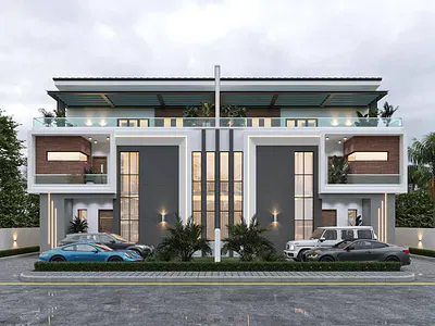 1 Wing 4 Bedroom Semi - Detached House with BQ — Ajah, Lagos