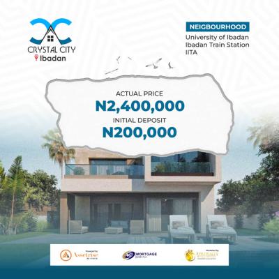 Land with Genuine Tittle Facing Express on Promo, Crystal City, Moniya, Ibadan, Oyo, Land for Sale