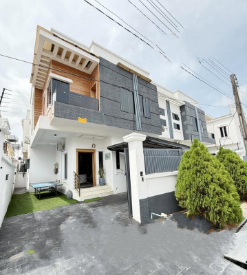 Furnished 4 Bedroom Semi Detached Duplex B.q, Chevron, Lekki, Lagos, Flat / Apartment for Rent