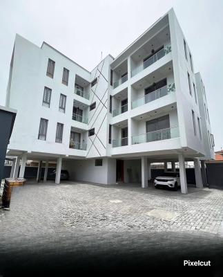 2 Bedroom Apartment in a Secured Estate, Osapa, Lekki, Lagos, Flat / Apartment for Rent