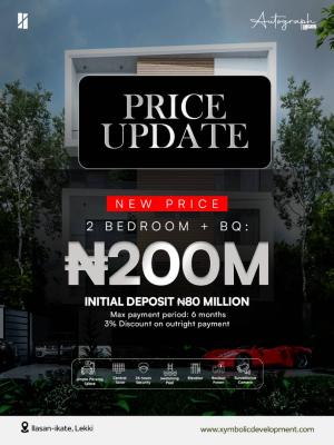 2 Bedroom Apartment+ Bq, Autograph Apartments, Ikate, Lekki, Lagos, Block of Flats for Sale