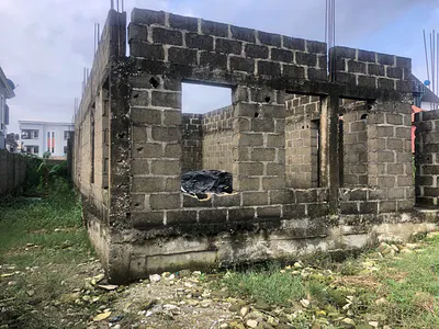 Uncompleted 4 Bedroom Duplex with 3 Units of 2 Bedroom Flats — Isolo, Lagos