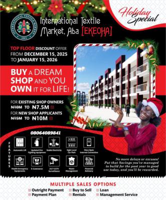 Promo Price for Newly Remodeled Shop Space at Ekeoha Shopping Centre,, Ekeoha Shopping Center, Aba, Abia, Plaza / Complex / Mall for Sale