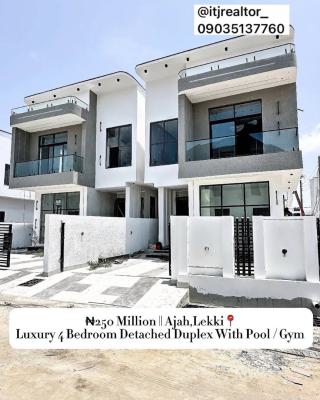 Luxury 4 Bedroom Detached Duplex with Swimming Pool, Ajah, Ajah, Lagos, Detached Duplex for Sale