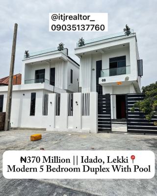 Modern 5 Bedroom Detached Duplex with Swimming Pool, Idado, Idado, Lekki, Lagos, Detached Duplex for Sale
