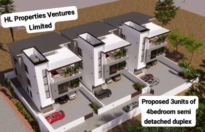 Luxury Proposed 4bedroom Semi Detached Duplex, Off Titilayo Asupoto Street Lekki Igbo Efon, Lekki Phase 1, Lekki, Lagos, Semi-detached Duplex for Sale