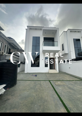5 Bedroom Duplex with a Bq Sitting on 380sqm, Osapa, Lekki, Lagos, Detached Duplex for Sale